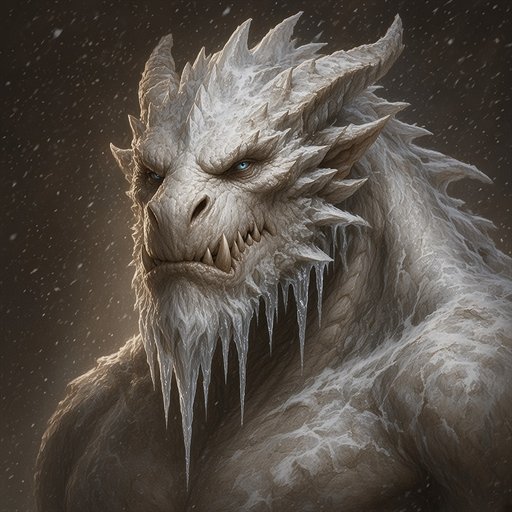 Portrait of the Adult Frost Dragon