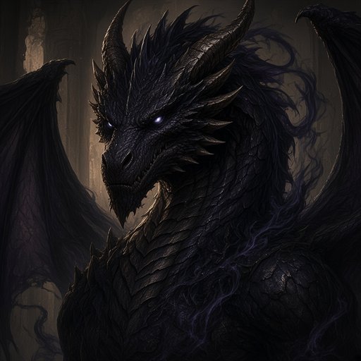 Portrait of the Adult Shadow Dragon