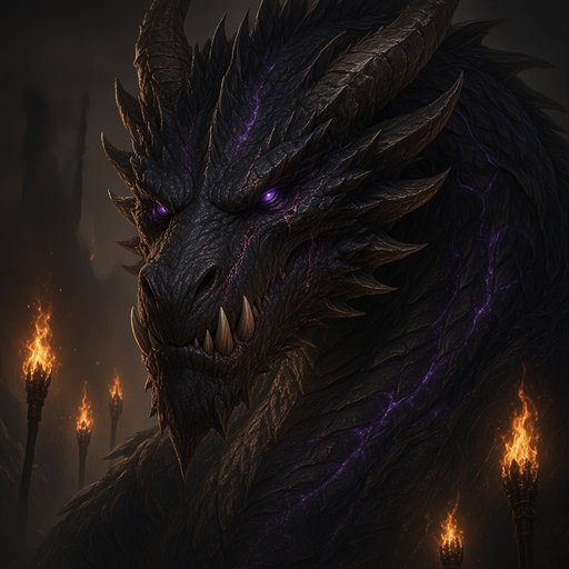 Portrait of the Ancient Shadow Dragon