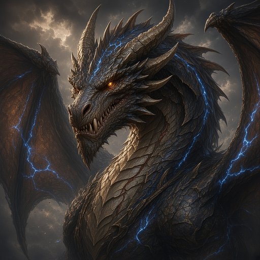 Portrait of the Ancient Storm Dragon