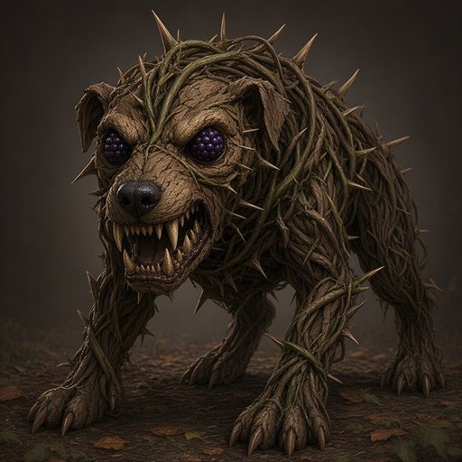 Portrait of the Bramble Hound