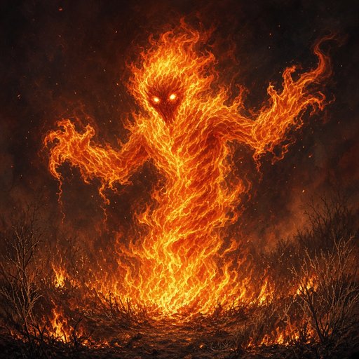 Portrait of the Fire Elemental