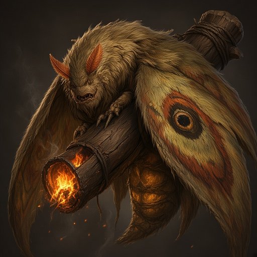 Portrait of the Lantern Moth