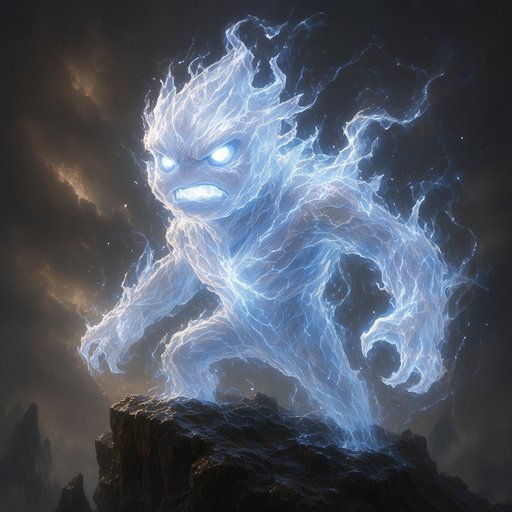 Portrait of the Lightning Elemental