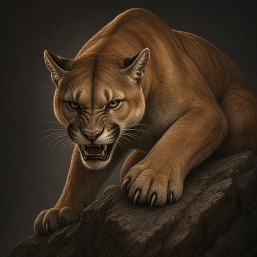 Portrait of the Mountain Lion