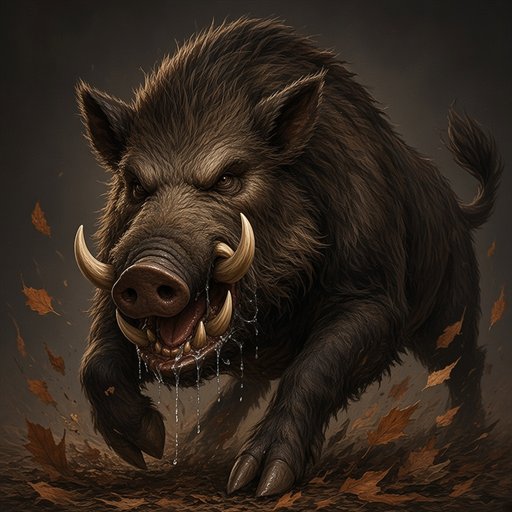 Portrait of the Wild Boar