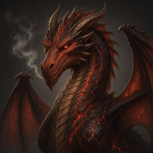 Portrait of the Young Fire Dragon