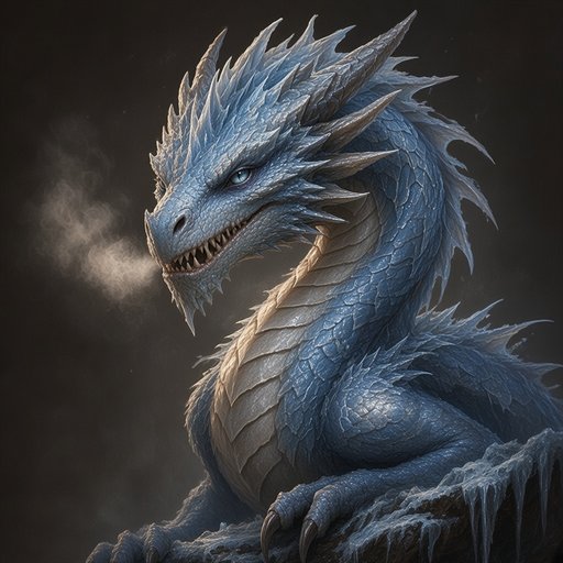 Portrait of the Young Frost Dragon